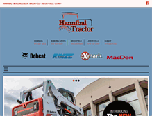 Tablet Screenshot of hannibaltractor.com